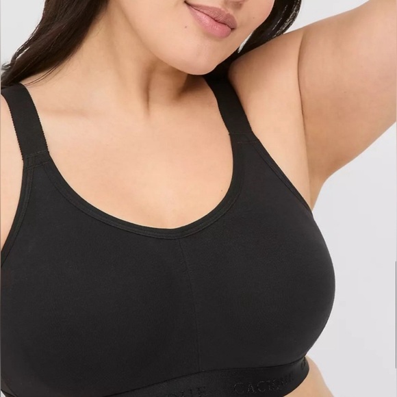 Cacique Cotton LL NW Scoop Black Bra No Wire
Size 42DD - Picture 5 of 13